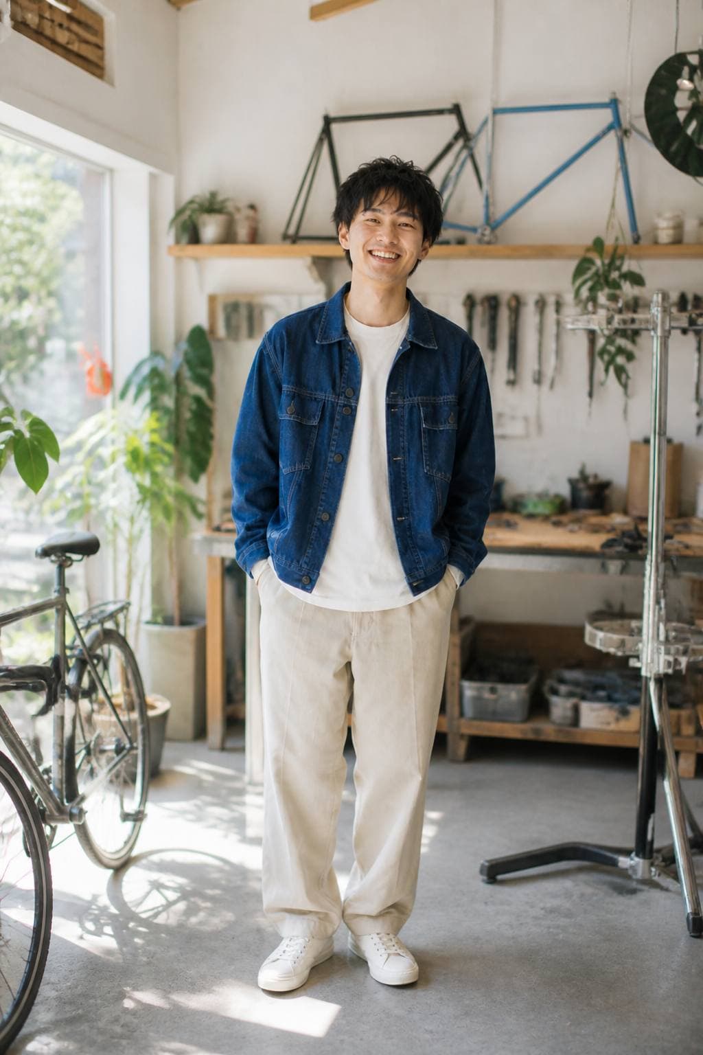 ガレージアトリエとして開いたリアルショールーム